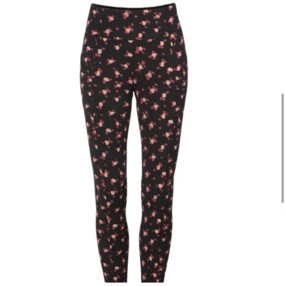 CAbi Lean Leggings Printed Flower Burst on Black Size M Style 4142 - Picture 3 of 16